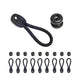 Black Bunji Tonneau Loops & Ute Buttons Pack