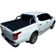 Mitsubishi Triton Dual Cab MR MQ 2015-2024 with Sports Bars No Drill Clip On Ute Tonneau Cover