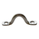 Heavy Duty Saddle Eye Strap with Countersunk Holes - Stainless Steel