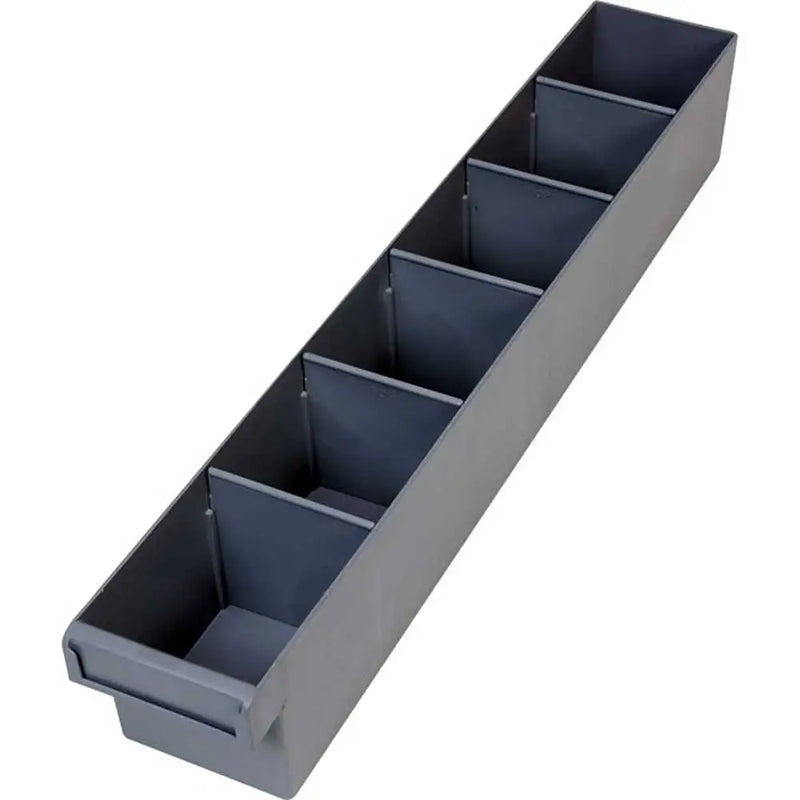 Fischer Plastics Spare Parts Tray 100W x 100H x 600D mm Grey