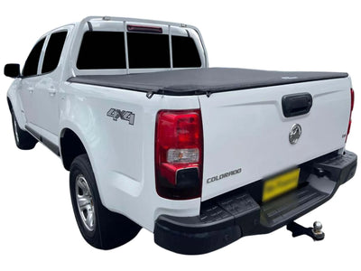 Holden Colorado Dual Cab 2012+ with Headboard No Drill Clip On Tonneau Cover