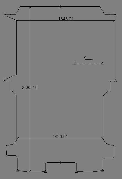 Ford Custom Transit/Tourneo SWB 320S 3mm Rubber Van Mat 2024+ Passenger Door Step