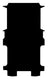 Ford Transit Van LWB 3mm Rubber Van Mat Sept 2024+ (2 side steps)