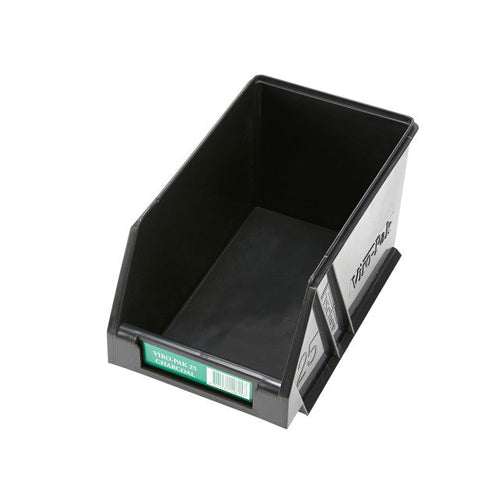 Fischer Plastics Viro-Pak 25 Black Bin and Container 2.5L