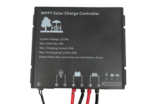 SupplyWorks 20A MPPT Solar Charge Controller with Anderson Plug