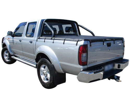 Nissan Navara D22T Dual Cab 2009-2015 with Sports Bars Bunji Ute Tonneau Cover