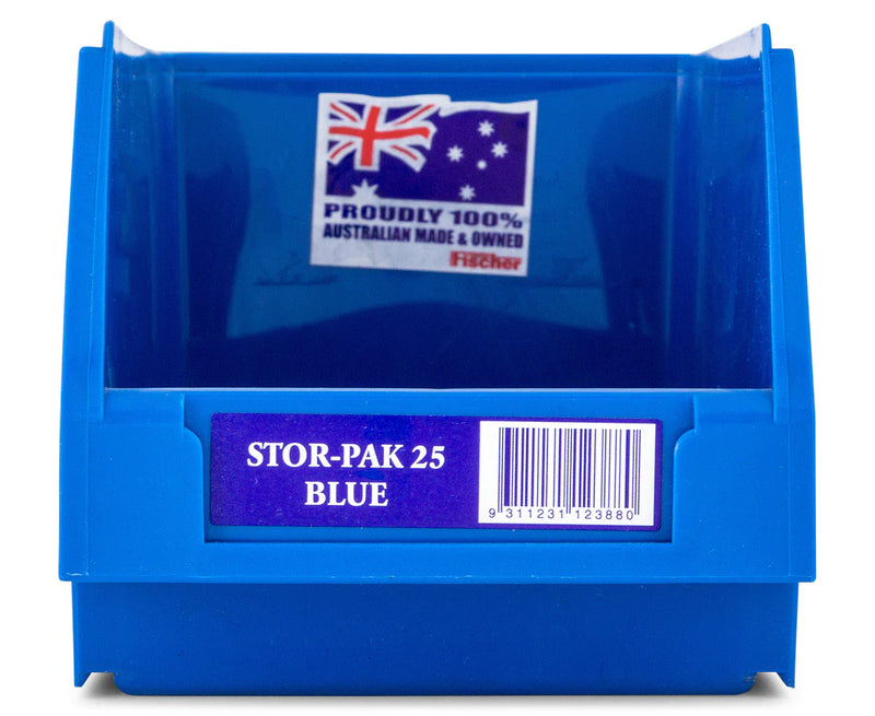Fischer Plastics Stor-Pak 25 Blue Bin and Container 2.5L