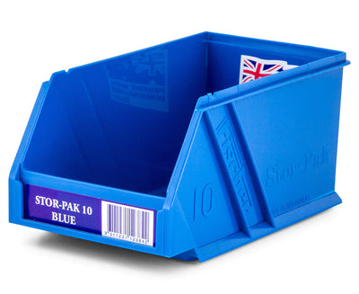 Fischer Plastics Stor-Pak 10 Blue Bin and Container 1L