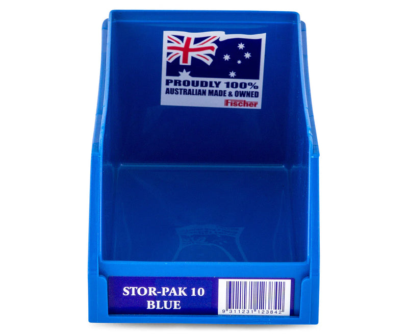 Fischer Plastics Stor-Pak 10 Blue Bin and Container 1L