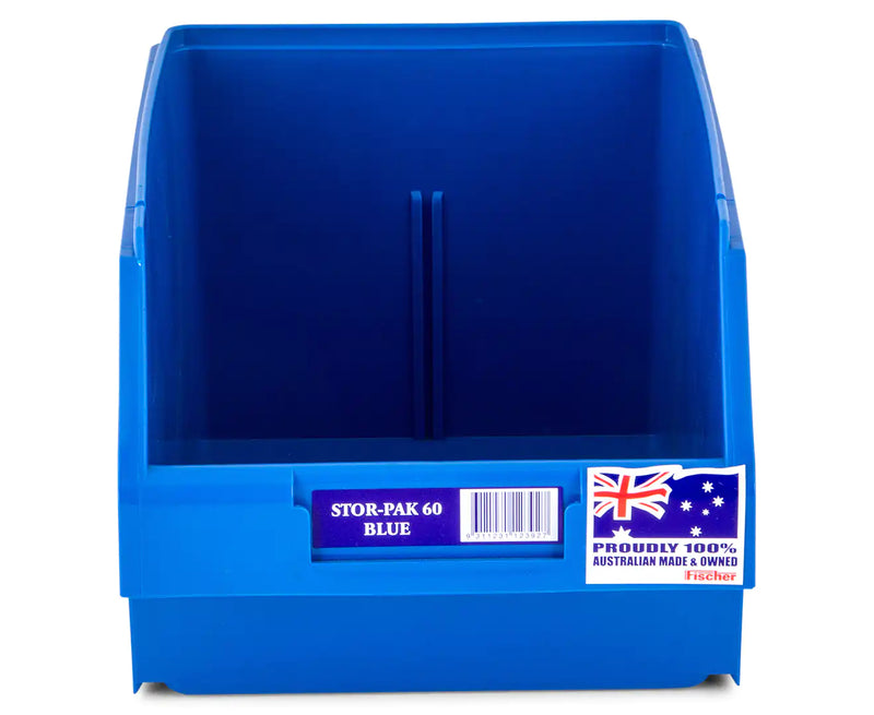 Fischer Plastics Stor-Pak 60 Blue Bin and Container 6L