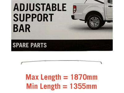 Adjustable Tonneau Ute Support Bar Rod Universal Fit - Silver