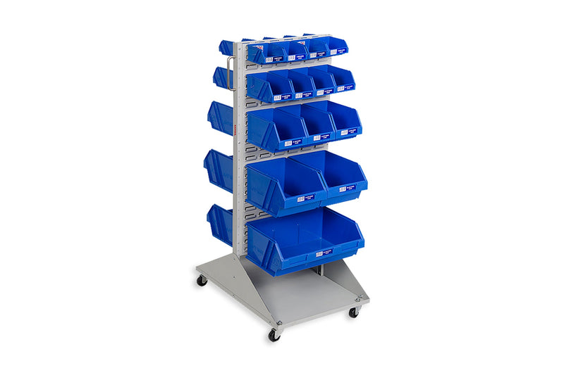 Stormor Mobile Feeder Trolley Kit with optional Fischer Plastic Bins