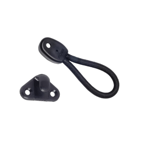 Black Bunji Tonneau Elastic Loops & Black Ute Hooks - 10 Pack