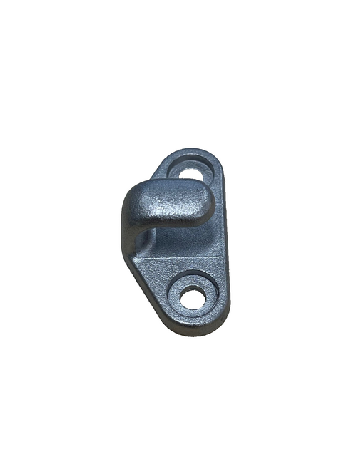 Metal Small Heavy Duty Lashing Hook - Stainless Steel Bushed Matte Finish