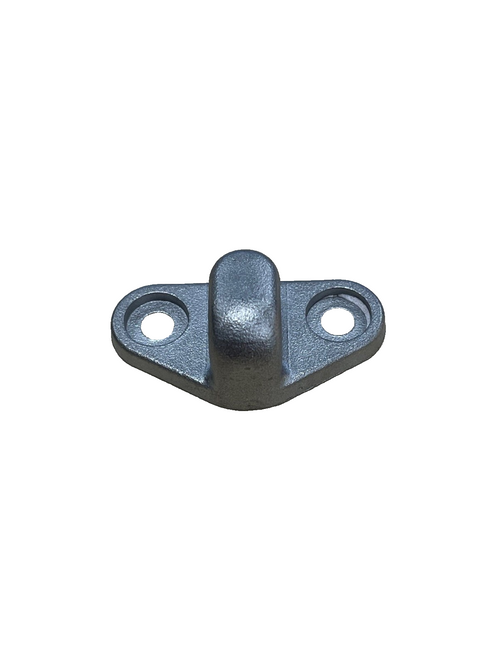 Metal Small Heavy Duty Lashing Hook - Stainless Steel Bushed Matte Finish