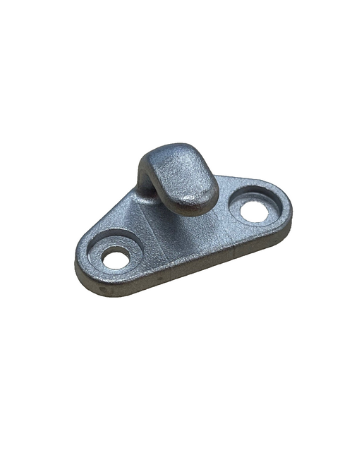 Metal Small Heavy Duty Lashing Hook - Stainless Steel Bushed Matte Finish