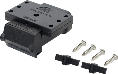 Trailer Vision 50A Anderson Plug Cover Surface Mount Housing - Black