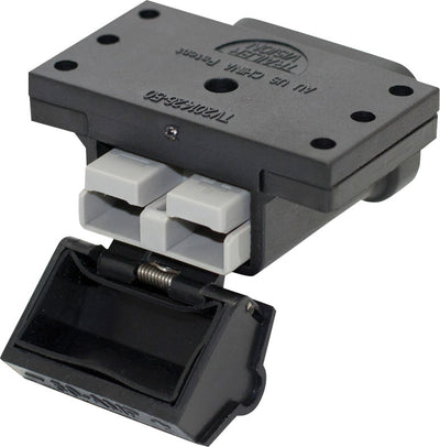 Trailer Vision 50A Anderson Plug Cover Surface Mount Housing - Black