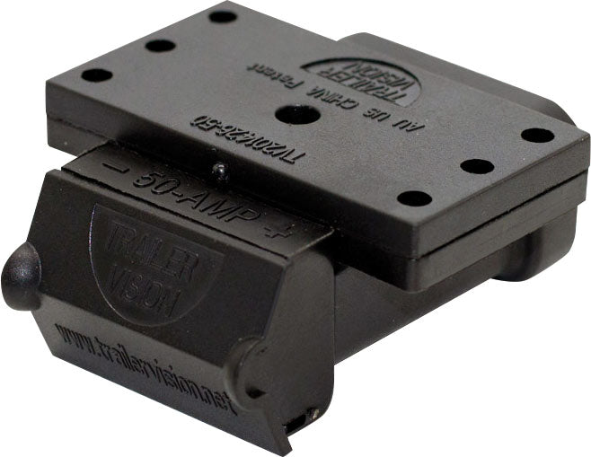 Trailer Vision 50A Anderson Plug Cover Surface Mount Housing - Black