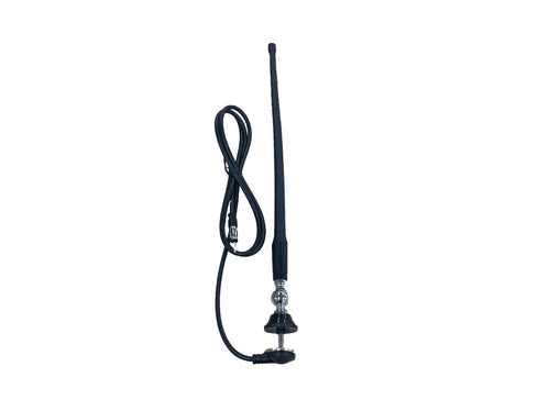 Radio Antenna AM/FM PVC 1.4m Cable for RV Caravans - Black