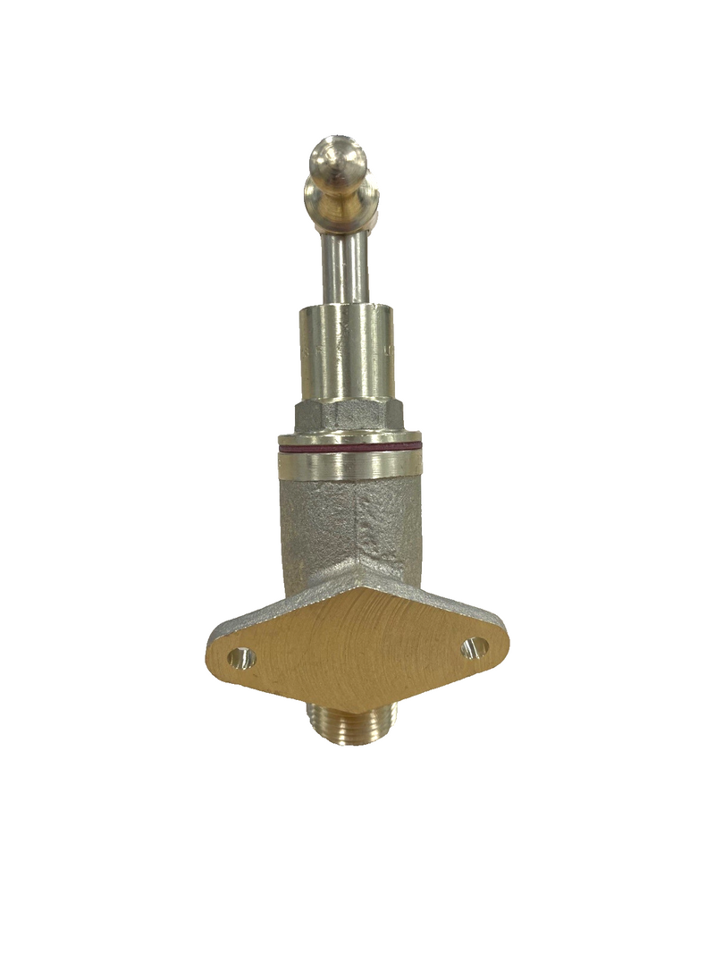 Brass Hose Tap T Handle 15mm (1/2") with Lugged Back Plate Male Inlet