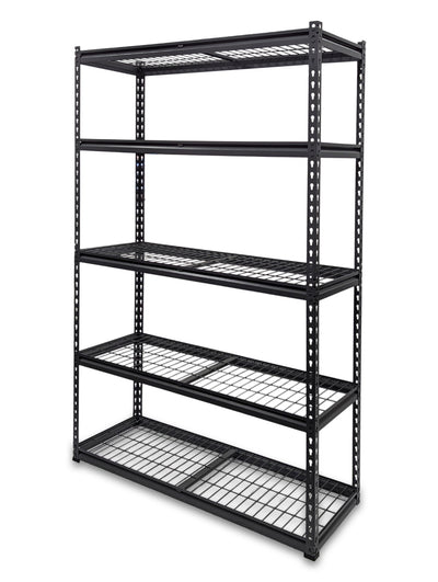 Summit Heavy Duty Rivet Shelving 5 Mesh Shelves 1830H x 1200W x 460D