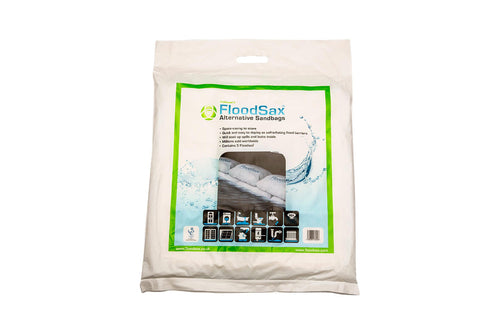 FloodSax - The Sandless Sand Bags for Flooding, Leaks, Drains & Water Events