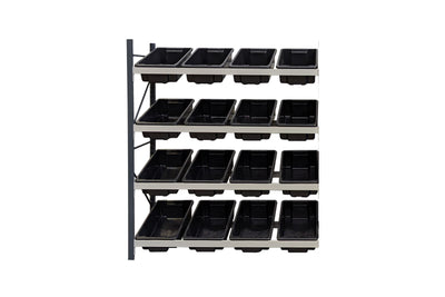 Stormor Premium Longspan Tub Rack with Plastic Bins