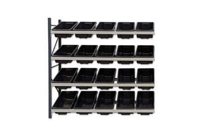 Stormor Premium Longspan Tub Rack with Plastic Bins