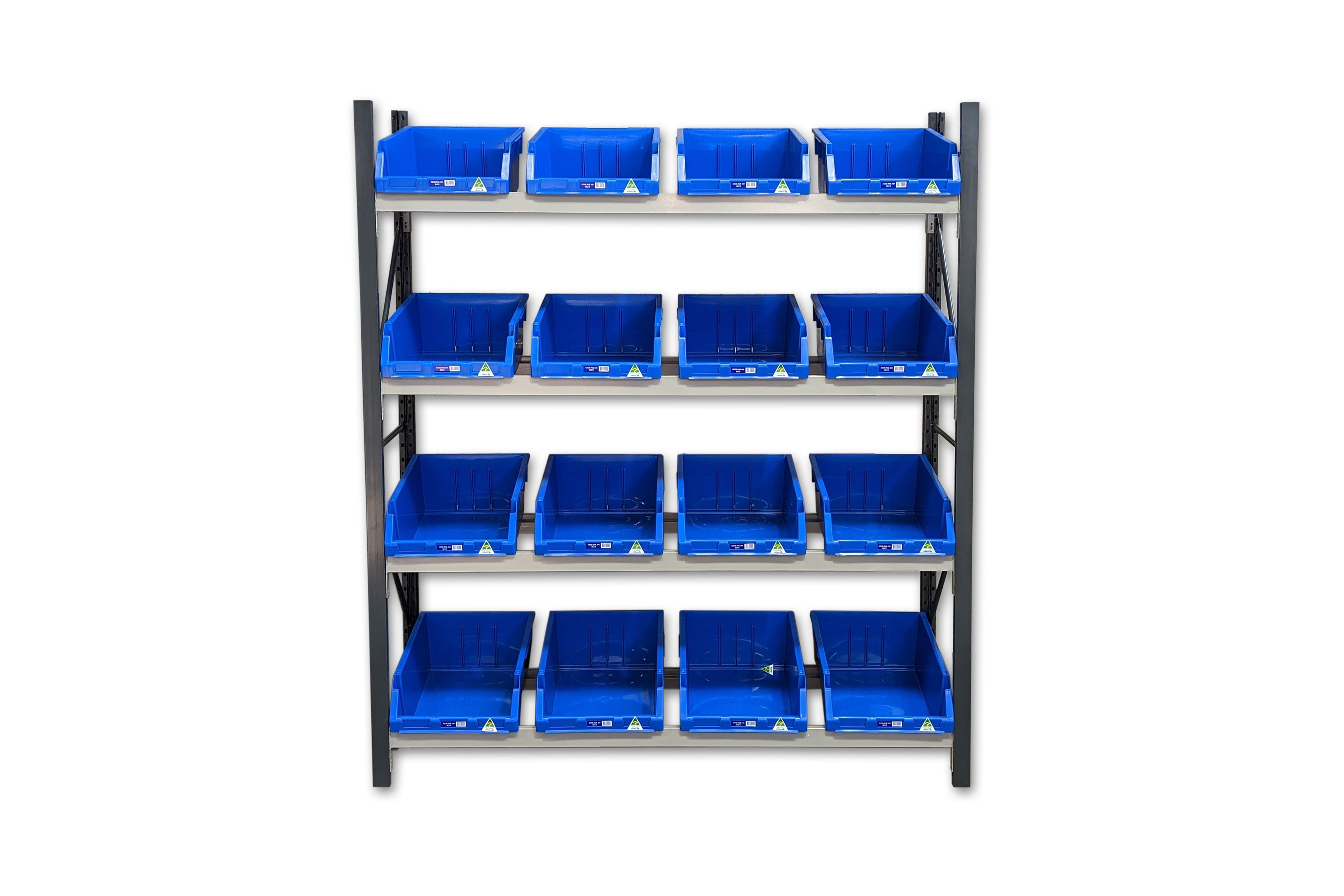 Stormor Premium Longspan Container Rack with Plastic Bins – SupplyWorks
