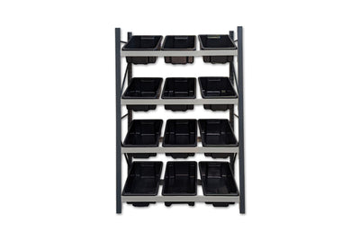 Stormor Premium Longspan Tub Rack with Plastic Bins