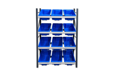 Stormor Premium Longspan Tub Rack with Plastic Bins