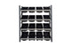 Stormor Premium Longspan Tub Rack with Plastic Bins