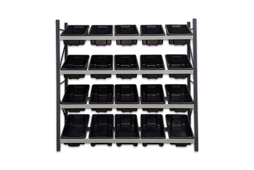 Stormor Premium Longspan Tub Rack with Plastic Bins