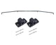 Tonneau Support Bar Rod Replacement Kit with Brackets and Pop Rivets