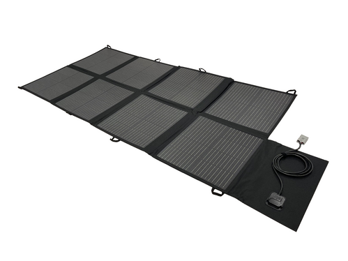 200W Premium Portable Folding Solar Panel Blanket, PWM Controller & Accessories