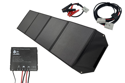 200W Premium ETFE Foldable Solar Panel Mat, MPPT Controller & Accessory Kit