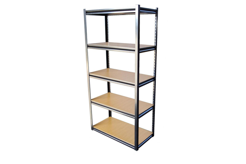 Summit Studio Shelving Units with Beech Melamine Shelf Levels