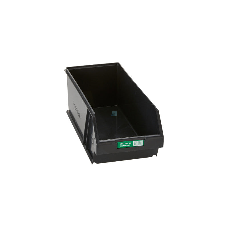 Fischer Plastics Viro-Pak 80 Black Bin and Container 8L