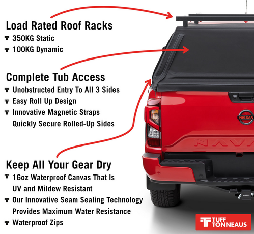 Canvas Canopy for Holden Colorado 2003 UTE 2