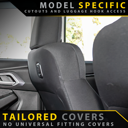 Isuzu D-MAX RG Neoprene 2x Front Seat Covers (Available)