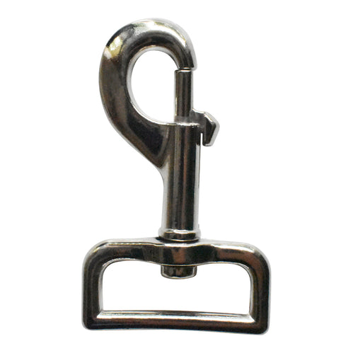 Bolt Snap Hook with Square Swivel 80mm - Zinc Plated