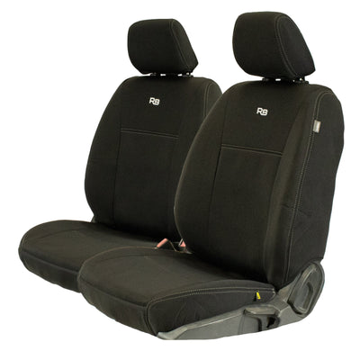 Razorback 4x4 Neoprene Front Seat Covers For a Ford Ranger PX III (Sep 2018 - Jun 2022)