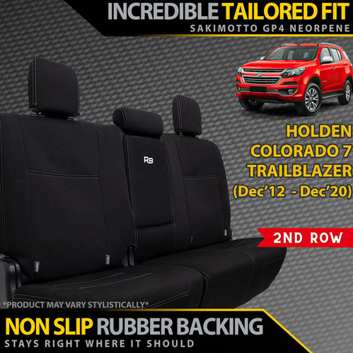 Holden Colorado 7/Trailblazer Neoprene 2nd Row Seat Covers (Available)