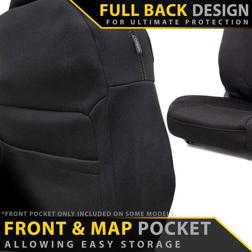 Nissan Navara NP300 Series 3 & 4 Neoprene 2x Front Seat Covers (Available)
