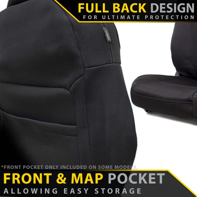 Holden Colorado RC Neoprene 2x Front Seat Covers (Available)