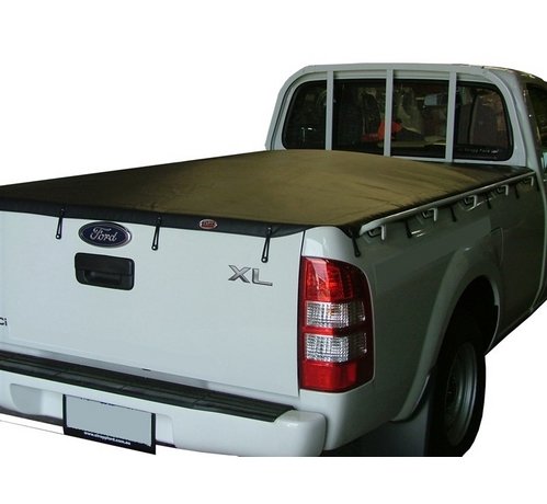 Ford Ranger XL Single Cab 2007-2011 W/O Sports Bar Headboard Bunji Tonneau Cover - SupplyWorks