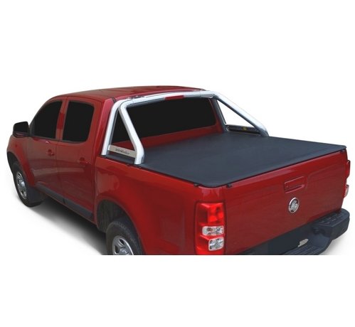 Holden Colorado Dual Cab 2012-2020 To Suit Factory Sports Bars Genuine No Drill Clip On Tonneau Cover - SupplyWorks
