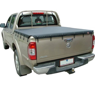 Isuzu D-Max Dual Cab 2003-2012 W/Headboard Bunji Tonneau Cover - SupplyWorks