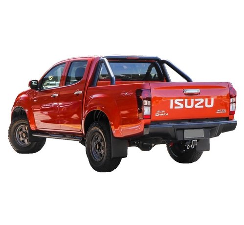 Isuzu D-Max Dual Cab 2012-2020 to suit Factory Sports Bar Genuine No Drill Clip On Ute Tonneau Cover - SupplyWorks